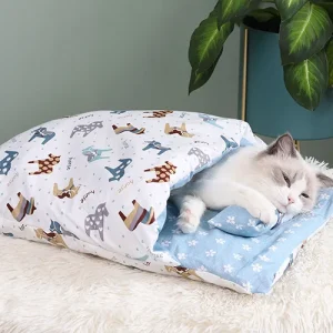 Warm Cat Sleeping Bag Cave Bed
