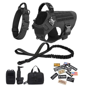 Tactical Dog Harness Set