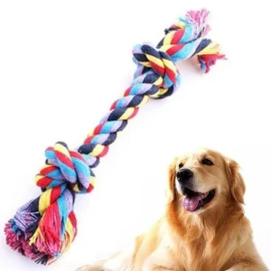 Colorful Double Knot Dog Chew Toy